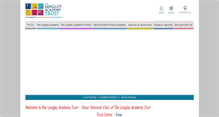 Desktop Screenshot of langleyacademytrust.org